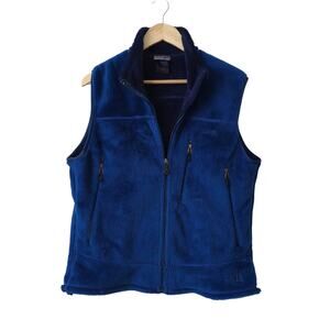 Vintage Patagonia R4 Fleece Vest Mens Size Medium Made in USA Ridge Blue‎ RARE